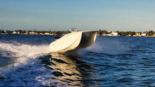 He Found Out ! Blue Cat Sea Trial ! Both 17' and 30' (Miami Boat Show)