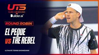 The Rebel Benoit Paire vs El Peque Diego Schwartzman, tennis and football | UTS Highlights