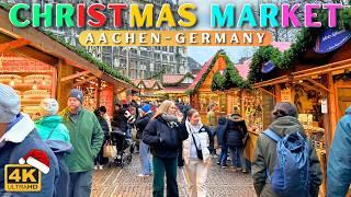  Christmas Market Walking Tour  Aachen, Germany  [With Captions]