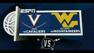 2017-18 NCAAB - #18 WVU vs #15 Virginia