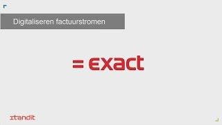 Digitale factuurverwerking voor Exact