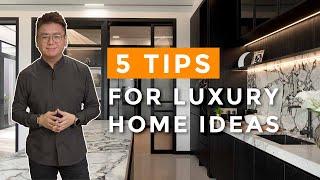 Top 5 Luxury Home Design TIPS: Elevate Your Space for Ultimate Elegance & Modern Contemporary Look