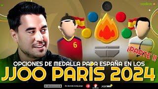 Las OPCIONES de MEDALLA MÁS CLARAS para ESPAÑA en los JJOO PARÍS 2024 | Parte 1