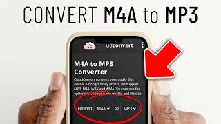 How To Convert m4a to mp3 online fast!!