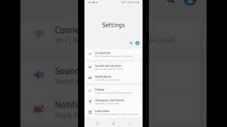 How to change screen mode on Samsung Galaxy A50