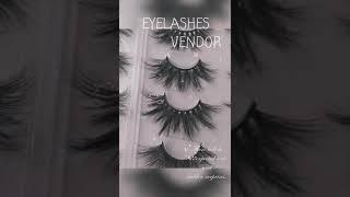 Hot selling dramatic mink lashes wholesale 25mm 3D eyelash | how much are false eyelashes? #shorts