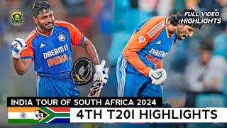 India South Africa 4th T20 2024 Full Match Highlights 2024 | IND vs SA 4th T20 Highlights 2024