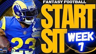 2024 Fantasy Football - MUST START or MUST SIT Week 7 – RBs, WRs, QBs, TEs, ALL TEAMS!