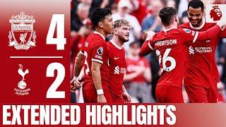 Six goals in penultimate home game | Liverpool 4-2 Tottenham | Extended Highlights