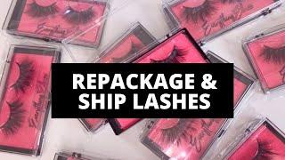 How I Repackage & Ship Out Lashes