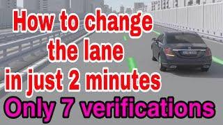 How to Change Lanes in 2 minutes | Dubai Driving Tips in Hindi | RTA Test