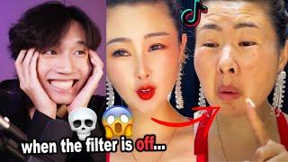 when the filter is accidentally off (CRAZY ASIAN FILTER FAILS)