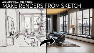 Make Realistic 3D Renders Using AI for Free