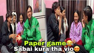 Paper Game Ma sabai ko pol kholeyo !! Sabai Jana ko halat 