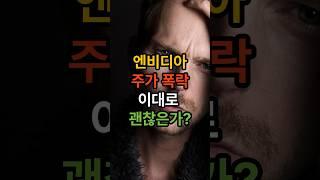 엔비디아 주가폭락의 비밀 #주식투자 #부자 #돈버는방법 #엔비디아