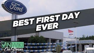 The best first day EVER selling cars