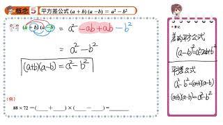 【概念5】平方差公式(a+b)(a-b)=a平方-b平方