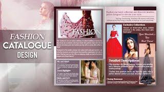 Fashion Catalogue Brochure Design | Business Catalog Design | Brochure Design In Photoshop