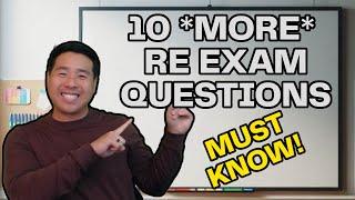 10 Must Know Real Estate Exam Questions for 2024