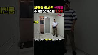 인천 쓰리룸 오피스텔 매매 부평구 부평동 주거용오피스텔 부평역 역세권