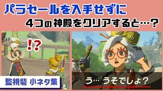 【ティアキン】パラセールを貰わずに4地方の神殿をクリアすると隠しセリフが…！？ゲームに隠れた細かすぎる小ネタ集【ゼルダの伝説 ティアーズ オブ ザ キングダム】@レウンGameTV