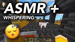 ASMR GAMING  MINECRAFT SURVIVAL WHISPERING + RELAXING KEYBOARD SOUNDS ⌨️