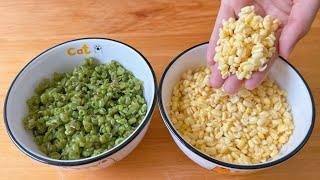 Mung bean peeling is so simple, mung bean cake, cool and relieve the heat and melt in your mouth