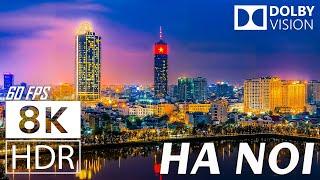 HANOI 8K BIKING TOUR (VIETNAM) - Tour with Relaxing Music & Immersive Sound [8K HDR/60fps]