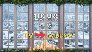 Winter window with best jazz music | Ken Ambience