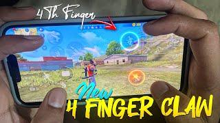 My New Hud :- 4 Finger Setup  Free Fire Max