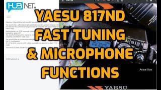 YAESU FT-817 Fast Tuning - Microphone Scan