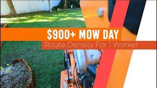 How To Make $900+ In One Lawn Mowing Day w/ Optimized Route Density - Highlights from Episode 91