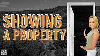 Tips for Showing a Property.  Audra Lambert 2024