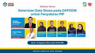 Keterisian Data Siswa pada Dapodik untuk Penyaluran PIP