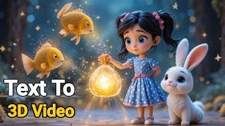 How To Make 3D Animation Kids Story videos - Ai Cartoon Video Kaise Banaye