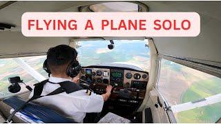 Flying a Plane Solo | Commercial Pilot Licence Hour Building