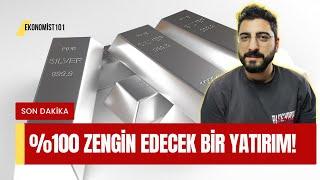 %100 ZENGİN EDECEK BİR YATIRIM! #Gümüş | Robert Kiyosaki 2025 Öngörüsü Ons GÜMÜŞ 500$ Olacak!