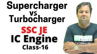 Supercharger VS Turbocharger ,(Hindi) IC Engine SSC JE Class -16