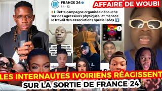 LES REACTIONS DES INTERNAUTES IVOIRIENS FACE AUX PROPOS DE LA FRANCE 24 _AFFAIRE DE WOUBI À ABIDJAN