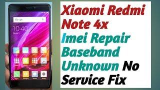 Xiaomi Redmi  4X  Imei Change Invalid Imei Basedband Unknown Fix