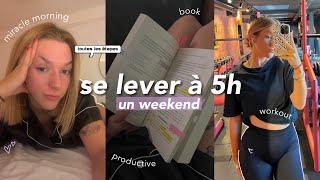 JE TESTE LA MIRACLE MORNING ️  (aka se lever à 5h un weekend)