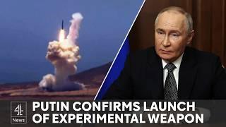 Russia fired experimental hypersonic ballistic missile on Ukraine says Putin