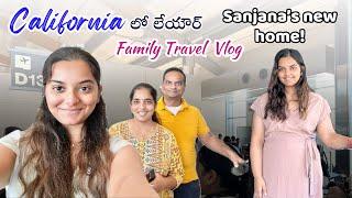 Sanjana's new home & saying goodbye: travel vlog || Telugu Vlogs in USA || DIML || English Subs||A&C