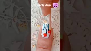 Simple Nail art designs #nailart #shorts #youtubeshorts #creativityspark