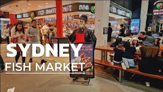 [4K] Fish Market Sydney Walk, Australia