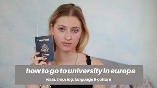 HOW TO GO TO UNIVERSITY IN ANOTHER COUNTRY how to go to college in europe