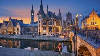 Ghent, Belgium's coolest city (4K ultra HD) | "Manhattan of the Middle Ages"