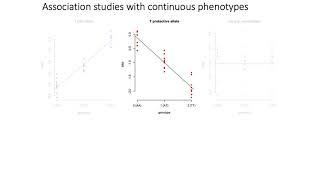 MCB 182 Lecture 12.5 - GWAS for continuous phenotypes, effect size versus statistical significance