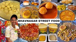 Street Food Of Bhavnagar | Chana Math,Sev Usal ,Puri Shak  & more