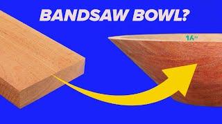 Genius Wooden Bandsaw Bowl Process!